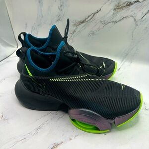 Nike Air Zoom SuperRep Size 8 Black Lime Blast Women’s Sneaker Green Blue